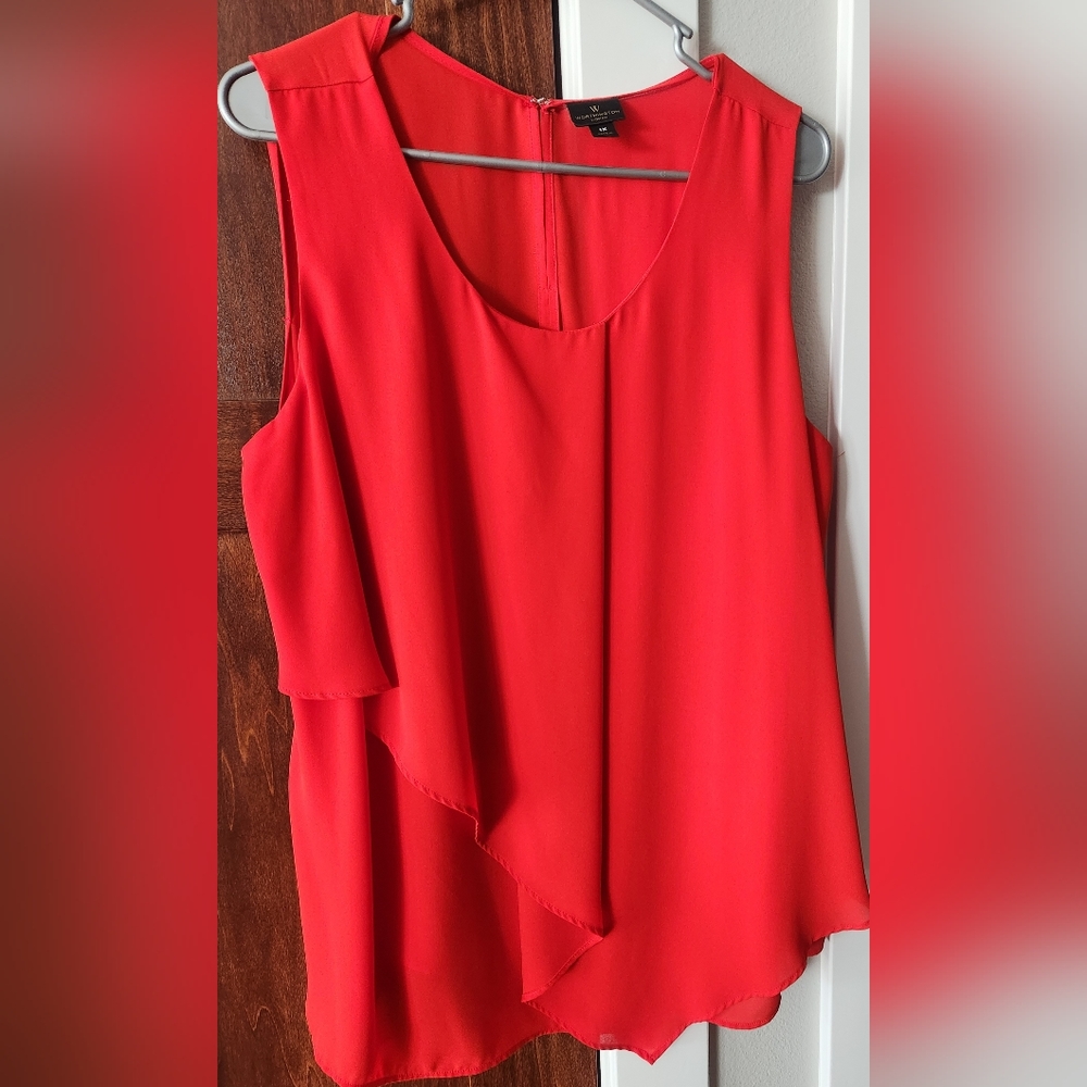 EUC 1X Worthington Sleeveless Top